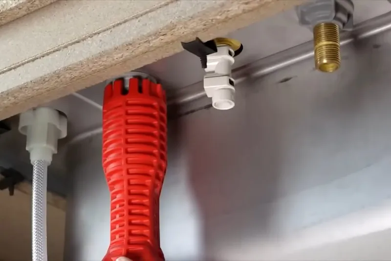 Plumbing pipe connection and repair area for Frozen pipe repair across the Tri-Cities